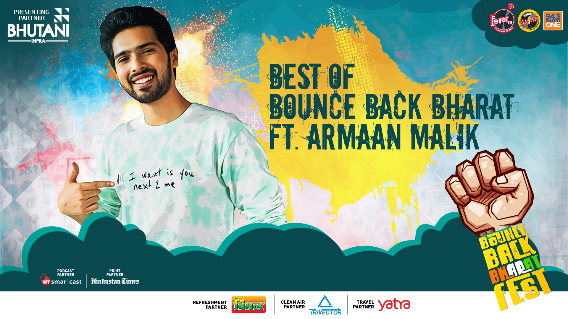 Armaan Malik at bounce back bharat