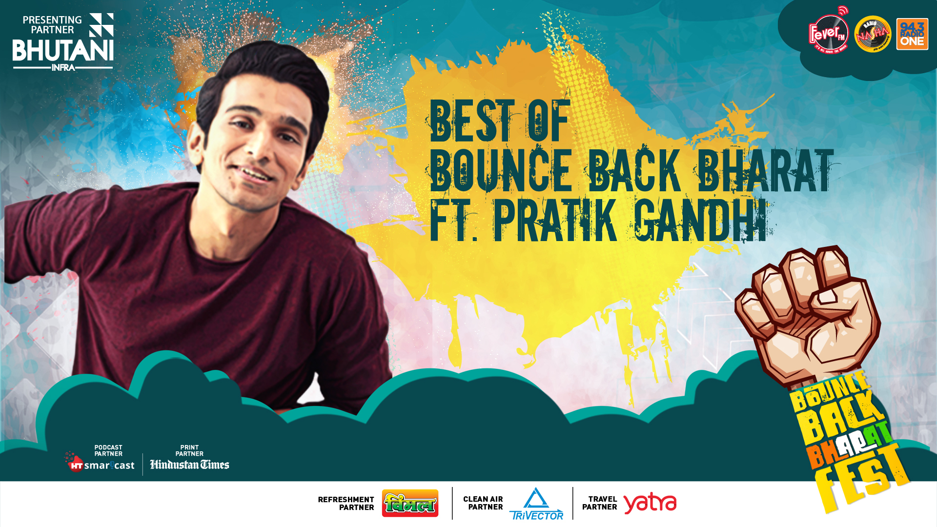 Pratik Gandhi at Bounce Back Bharat